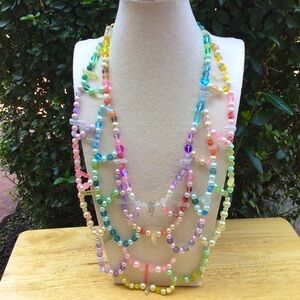 Celestial Aura Crystal Point Necklace